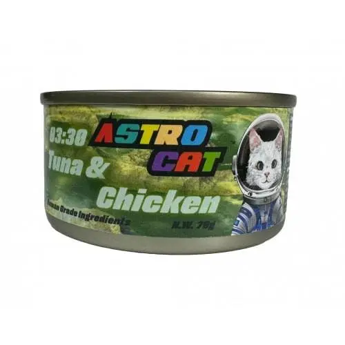 ASTRO CAT 無穀物肉絲 Tuna & Chicken 雞肉+吞拿魚70g